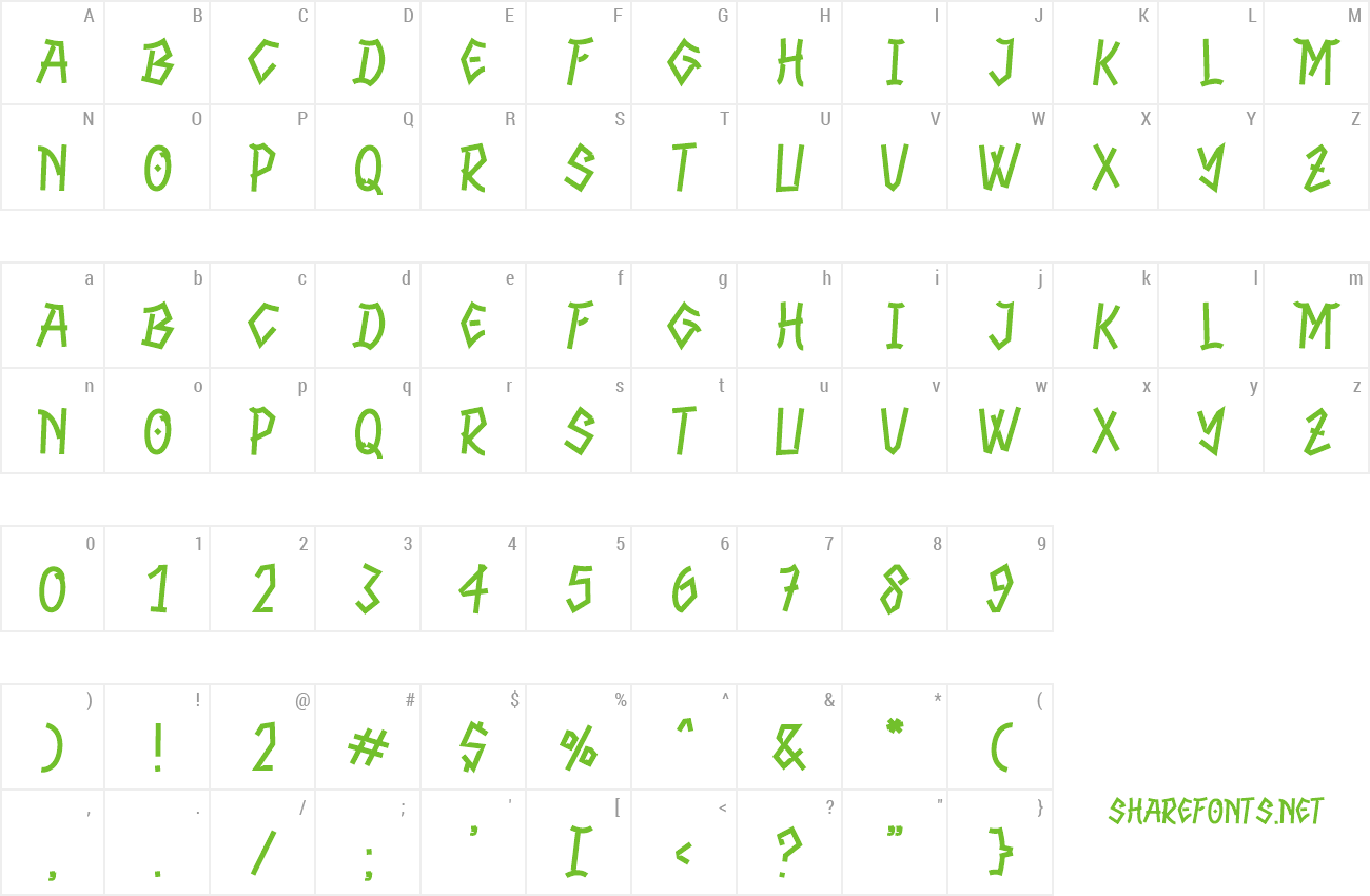 Font Nashi Murah preview